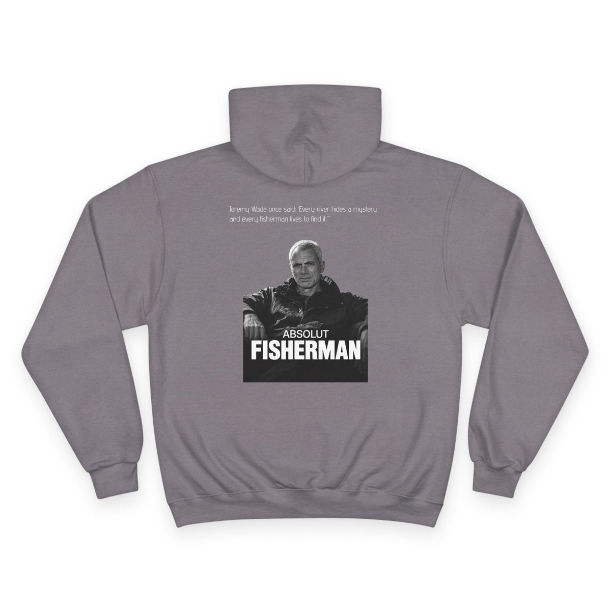 Fisherman Hoodie — "Absolute Fisherman" Graphic Fishing Sweatshirt