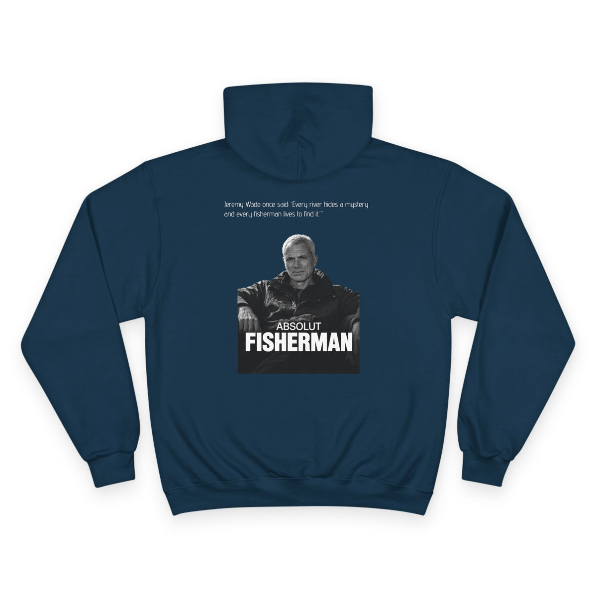 Fisherman Hoodie — "Absolute Fisherman" Graphic Fishing Sweatshirt