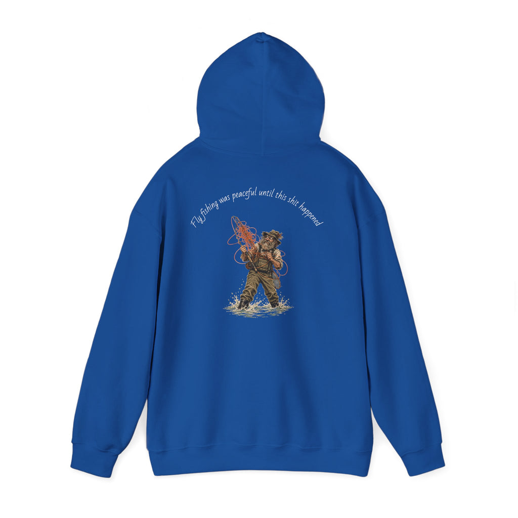 Hoodie - Vintage Firefighter Rescue Graphic Hoodie ("I'd Always Run Into Danger")