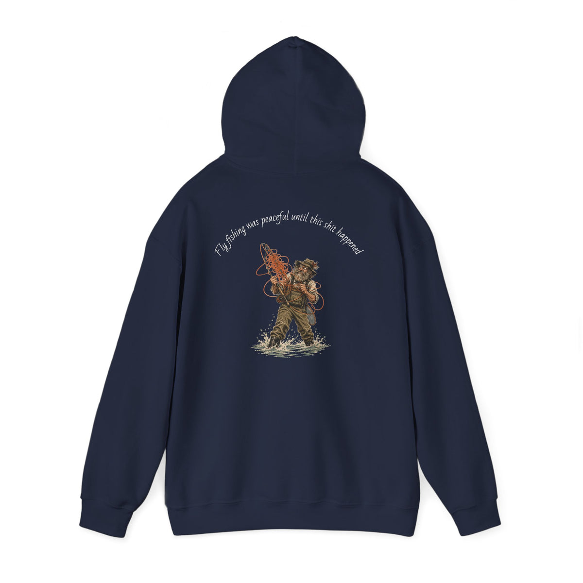 Hoodie - Vintage Firefighter Rescue Graphic Hoodie ("I'd Always Run Into Danger")