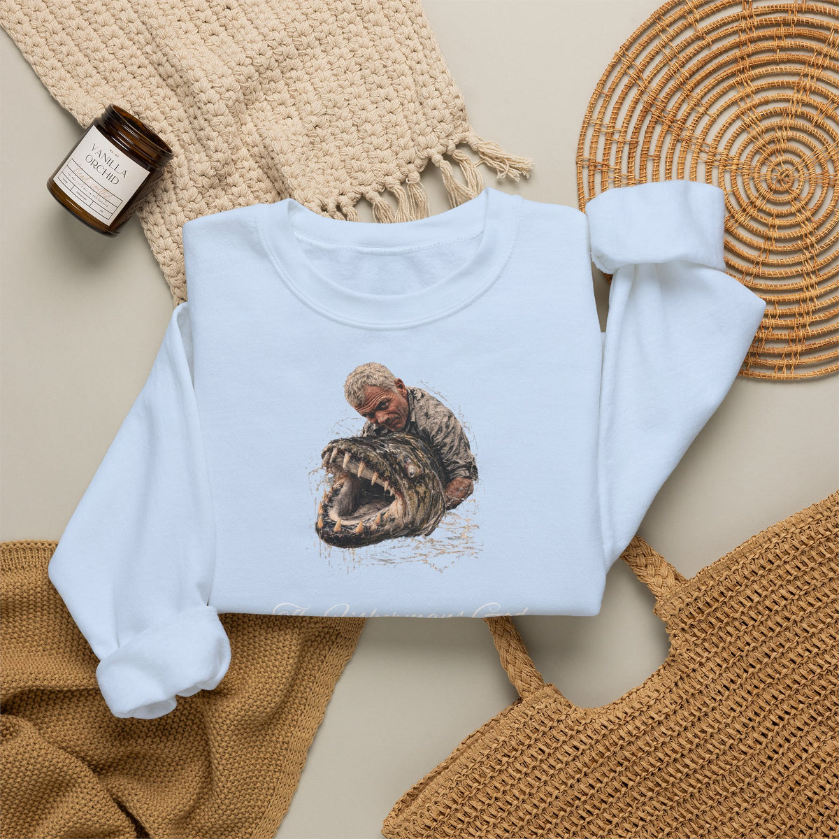 Cozy Puppy Cuddle Sweatshirt – Cute Dog & Kitten Snuggle Crewneck